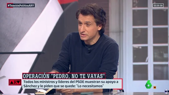ARV - Lluís Orriols, ante la reflexión de Pedro Sánchez: "Una dimisión en diferido tiene un elemento táctico" ARV - Lluís Orriols, ante la reflexión de Pedro Sánchez: "Una dimisión en diferido tiene un elemento táctico"