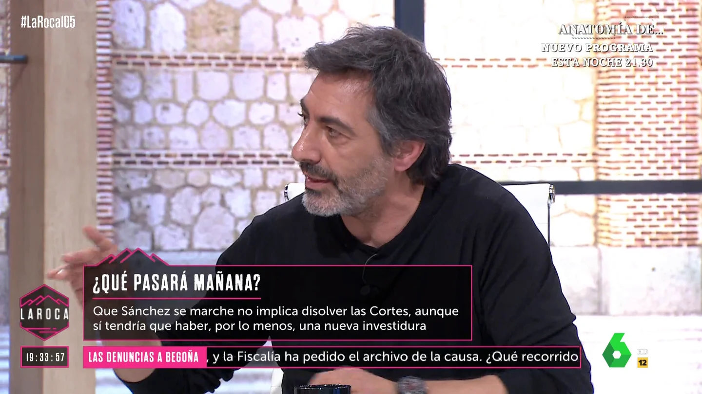 Juan del Val: "El presidente del Gobierno tiene que soportar más la presión que en otras profesiones" Juan del Val: "El presidente del Gobierno tiene que soportar más la presión que en otras profesiones"
