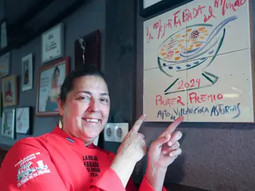 La avilesina Pilar Meana, ganadora a la mejor fabada del mundo 2024 La avilesina Pilar Meana, ganadora a la mejor fabada del mundo 2024