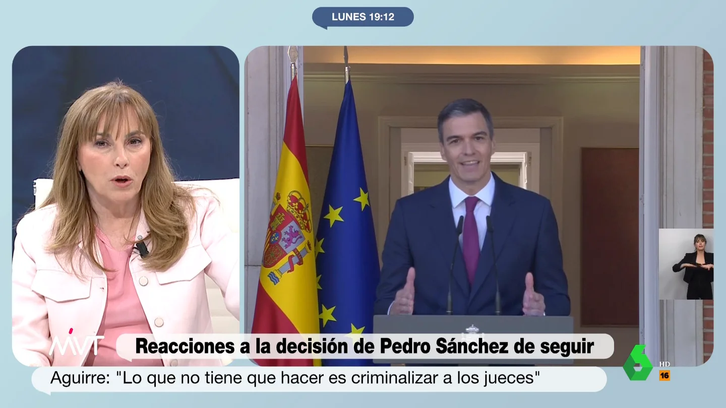 Angélica Rubio responde a Esperanza Aguirre: "Cuando gobernaba el PP era todo culpa de los periodistas" Angélica Rubio responde a Esperanza Aguirre: "Cuando gobernaba el PP era todo culpa de los periodistas"