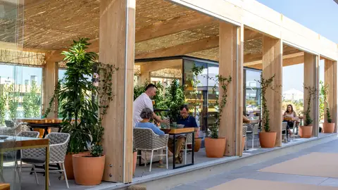 Exteriores del restaurante Finca Bandida, en Madrid Exteriores del restaurante Finca Bandida, en Madrid