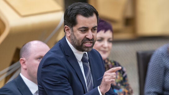 El ministro principal de Escocia, Humza Yousaf.