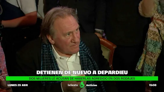detienen de nuevo a Depardieu detienen de nuevo a Depardieu