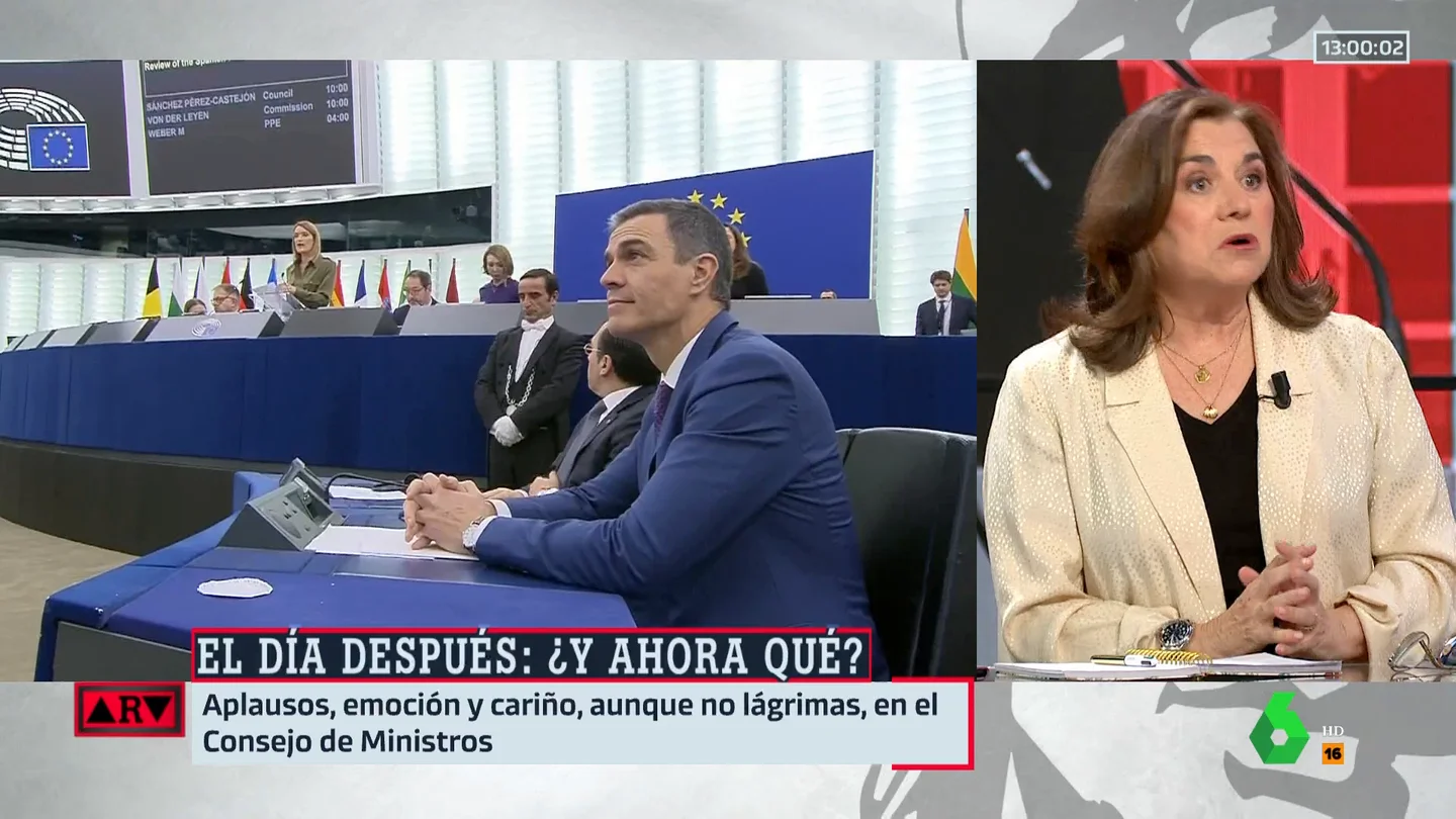 ARV- Lucía Méndez critica el periodo de reflexión de Pedro Sánchez: "Nos ha sometido a sus propias emociones" ARV- Lucía Méndez critica el periodo de reflexión de Pedro Sánchez: "Nos ha sometido a sus propias emociones"