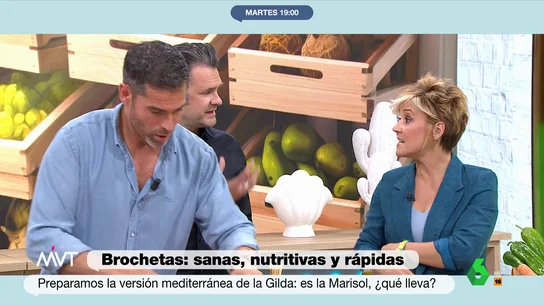 Pablo Ojeda desvela la receta de su brocheta con melón y salmón: "Me he emocionado" Pablo Ojeda desvela la receta de su brocheta con melón y salmón: "Me he emocionado"