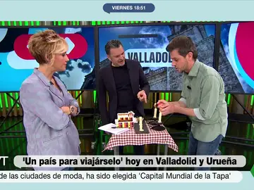 Iñaki López alucina con un &#39;trampantojo&#39; vallisoletano: &quot;¿En serio esto se sirve así? ¿Se enciende la patata?&quot;