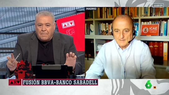 Miguel Sebastián explica cuáles son las dos claves fundamentales sobre la posible fusión BBVA-Sabadell: "La compra será complicada" Miguel Sebastián explica cuáles son las dos claves fundamentales sobre la posible fusión BBVA-Sabadell: "La compra será complicada"