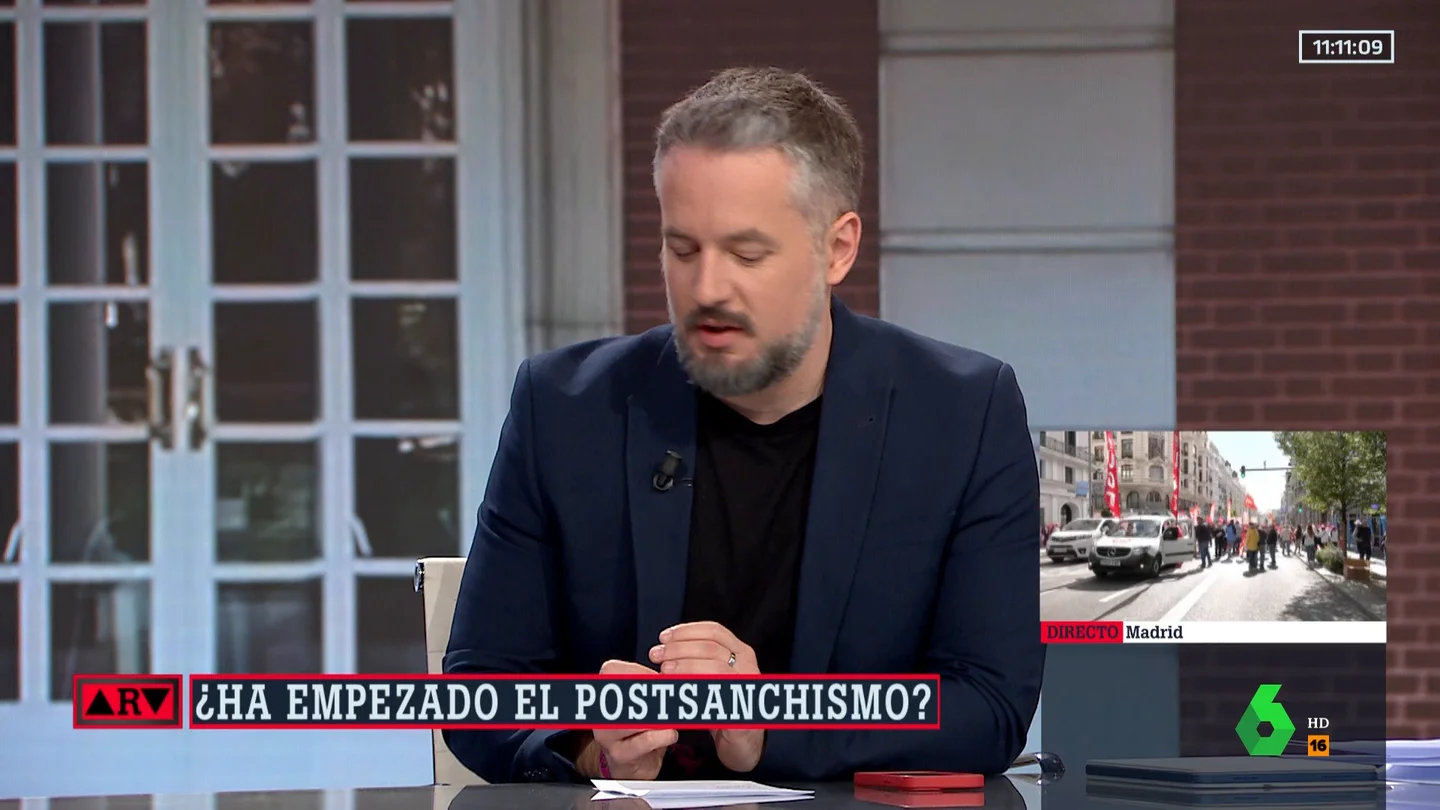 Al Rojo Vivo (01-05-24) Daniel Basteiro: "No se ha inaugurado el 'postsanchismo' porque en el PSOE ven a Sánchez como el gran artífice del 23J" Al Rojo Vivo (01-05-24) Daniel Basteiro: "No se ha inaugurado el 'postsanchismo' porque en el PSOE ven a Sánchez como el gran artífice del 23J"