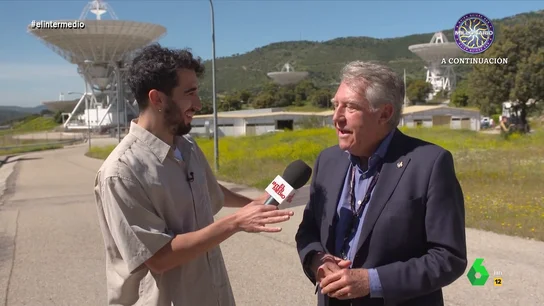 La reacción de Isma Juárez al ver las antenas de la base de la NASA en Robledo de Chavela: "Desde aquí se debe ver el fútbol..." La reacción de Isma Juárez al ver las antenas de la base de la NASA en Robledo de Chavela: "Desde aquí se debe ver el fútbol..."