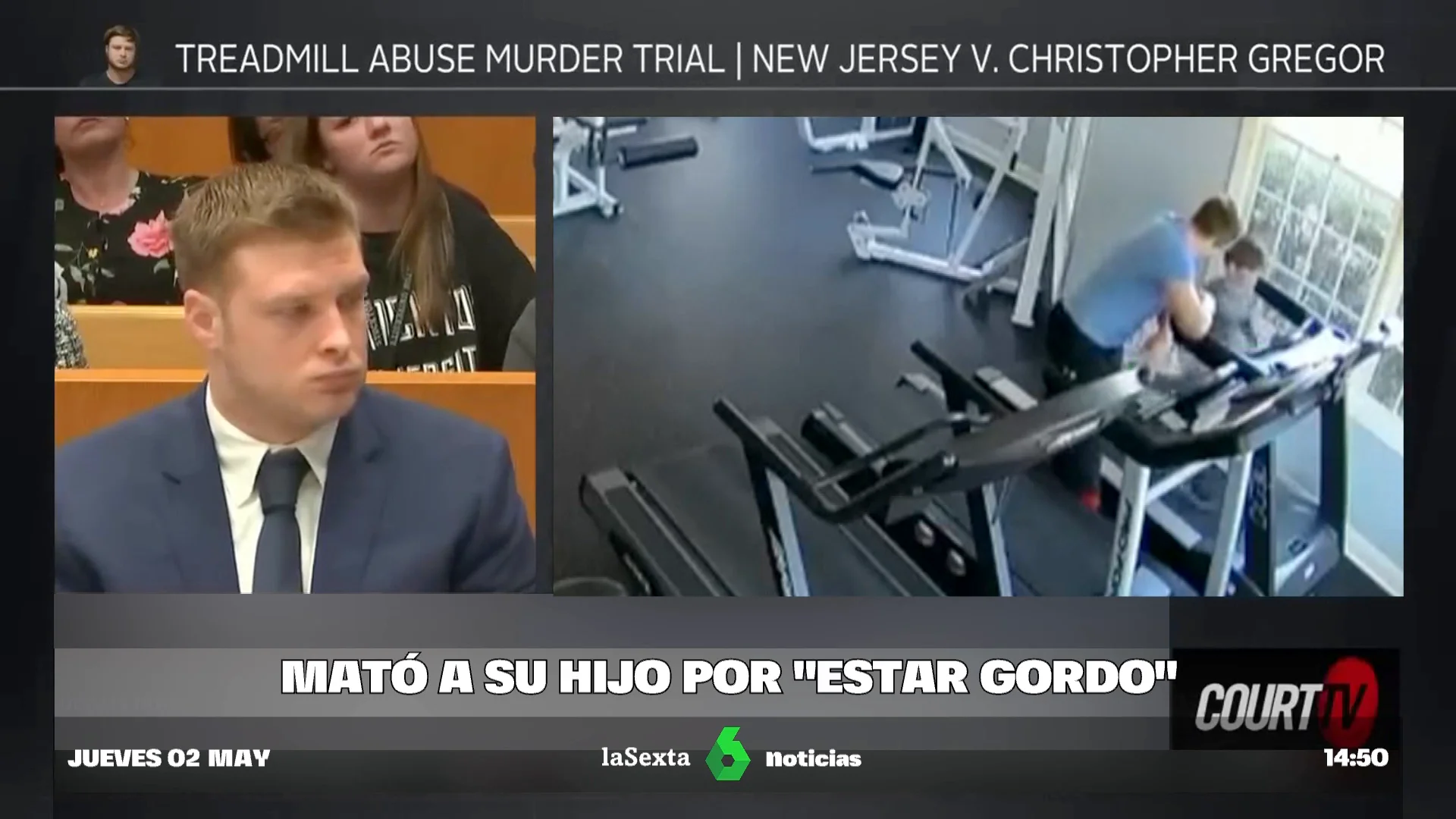 Christopher Gregor mató a su hijo por "estar gordo"