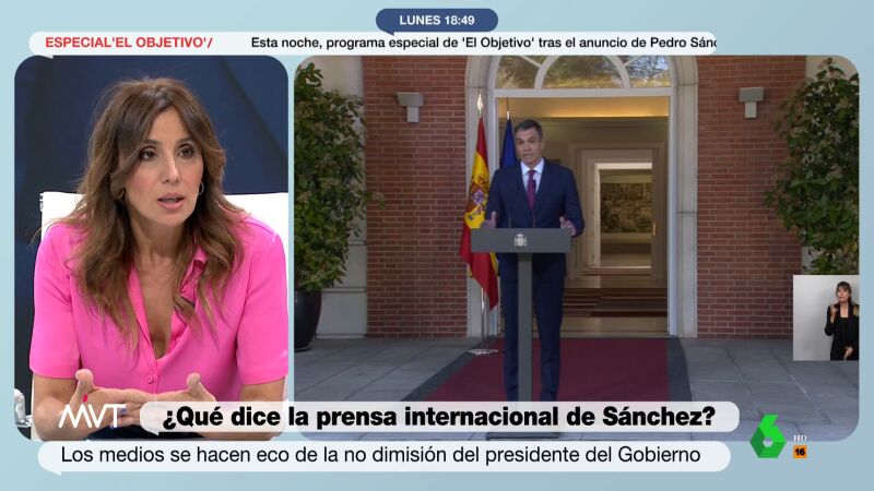 Carmen Morodo critica la decisión de Pedro Sánchez