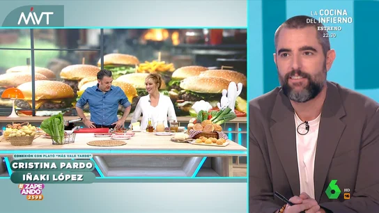 Cristina Pardo desvela por qué Iñaki López no se ha ido de puente: "Digamos la verdad, está hoy aquí porque se come" Cristina Pardo desvela por qué Iñaki López no se ha ido de puente: "Digamos la verdad, está hoy aquí porque se come"