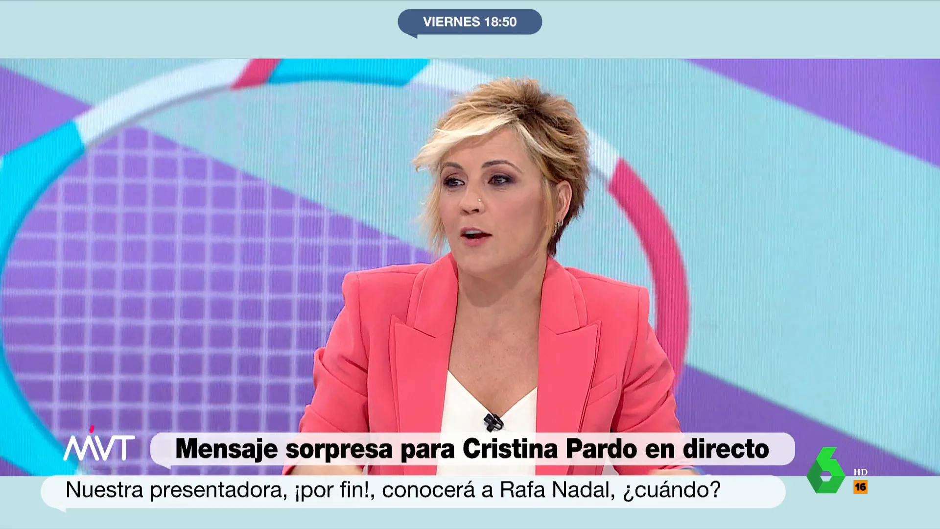 Cristina Pardo, en Más Vale Tarde Cristina Pardo, en Más Vale Tarde