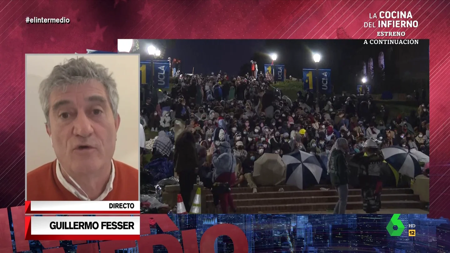 "Espero que se contagie en el resto del mundo": Guillermo Fesser, sobre las protestas a favor de Palestina en EEUU "Espero que se contagie en el resto del mundo": Guillermo Fesser, sobre las protestas a favor de Palestina en EEUU