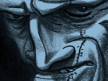 Detalle de la portada de 'monstruo', de David Muñoz y Andrés G. Leiva