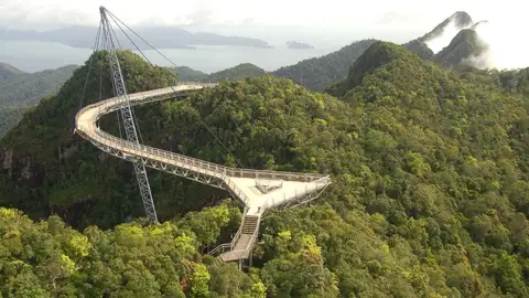 Puente colgante de SkyBridge, en Malasia Puente colgante de SkyBridge, en Malasia