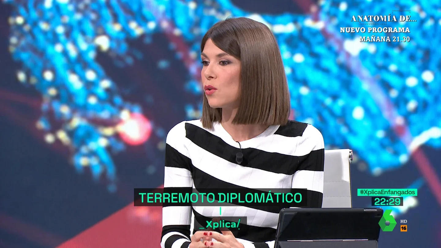 Ainhoa Martínez asegura que el choque diplomático con Argentina es una estrategia Ainhoa Martínez asegura que el choque diplomático con Argentina es una estrategia