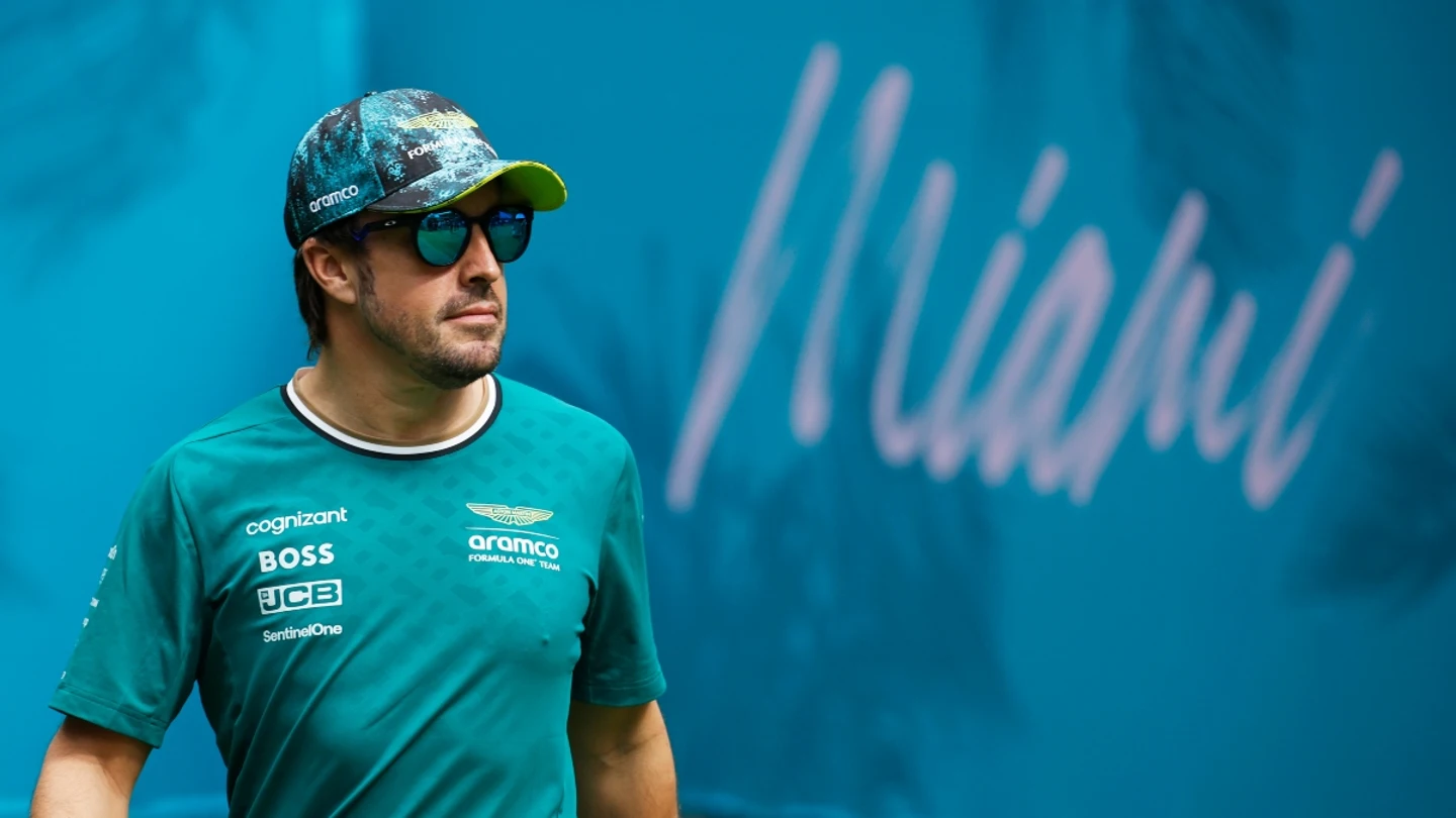 Fernando Alonso, en Miami Fernando Alonso, en Miami