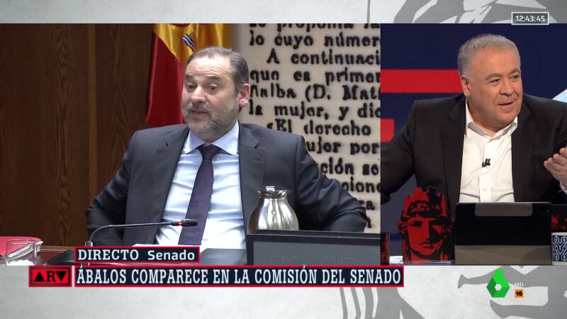 El análisis de Ferreras a la comparecencia de Ábalos en la comisión del Senado: "Está muy torero"