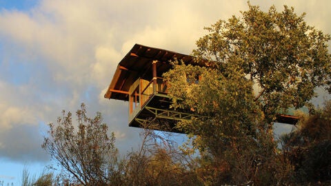 Cabaña aire, Dormir en los Árboles (Extremadura)