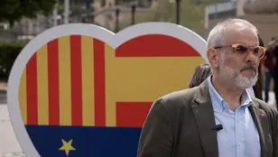 El líder de Ciudadanos en Cataluña y candidato a las elecciones catalanas del 12 de mayo, Carlos Carrizosa.