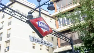 La estación de Metro Tirso de Molina, a 15 de octubre de 2023, en Madrid (España).