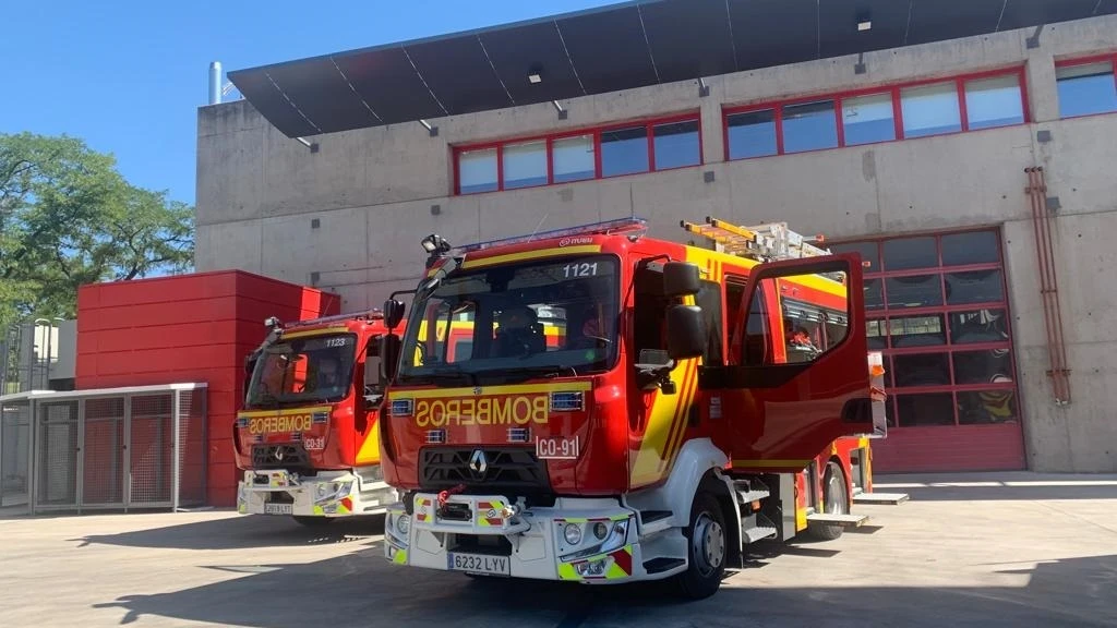 Bomberos del Ayuntamiento de Madrid. 