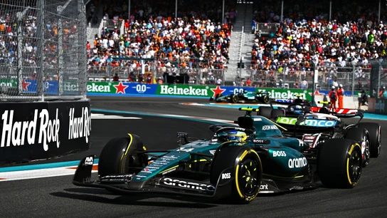 Fernando Alonso, en Miami Fernando Alonso, en Miami