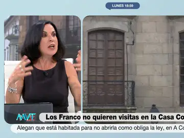 Bea de Vicente valora las justificaciones de los Franco para no abrir la Casa Cornide