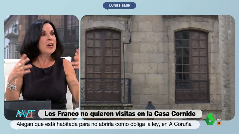 Bea de Vicente valora las justificaciones de los Franco para no abrir la Casa Cornide
