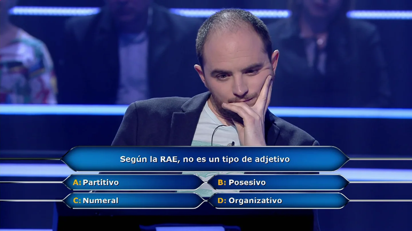 Se enfrenta a su talón de Aquiles en ¿Quién quiere ser millonario?: "Que mal se me daba la clase de Lengua" Se enfrenta a su talón de Aquiles en ¿Quién quiere ser millonario?: "Que mal se me daba la clase de Lengua"