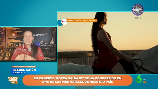 Isabel Aaiún, intérprete de 'Potra salvaje', emocionada con el éxito de su canción: "Estoy asimilándolo" Isabel Aaiún, intérprete de 'Potra salvaje', emocionada con el éxito de su canción: "Estoy asimilándolo"
