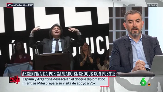 Ignacio Escolar, sobre Puente: "No es necesario acusar a Milei de consumir sustancias para ser críticos con él" Ignacio Escolar, sobre Puente: "No es necesario acusar a Milei de consumir sustancias para ser críticos con él"