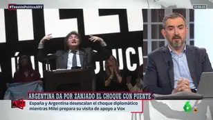 Ignacio Escolar, sobre Puente: &quot;No es necesario acusar a Milei de consumir sustancias para ser críticos con él&quot;