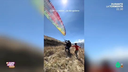 El grito desesperado de una chica al practicar parapente: "Señor, ya no quiero" El grito desesperado de una chica al practicar parapente: "Señor, ya no quiero"