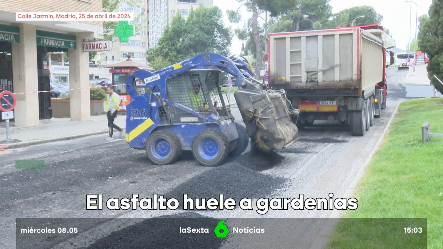 Las calles de Madrid huelen a gardenias: el Ayuntamiento lanza un proyecto para evitar los malos olores durante el asfaltado Las calles de Madrid huelen a gardenias: el Ayuntamiento lanza un proyecto para evitar los malos olores durante el asfaltado