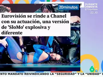 Chanel arrasa en la semifinal de Eurovisión con una nueva coreografía de &#39;SloMo&#39;: &quot;Todavía se superó más&quot;