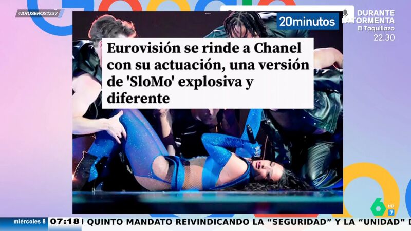 Chanel arrasa en la semifinal de Eurovisión con una nueva coreografía de 'SloMo': "Todavía se superó más"