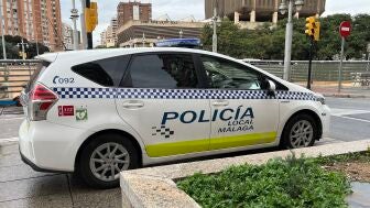 Veh&iacute;culo de la Polic&iacute;a Local de M&aacute;laga.
