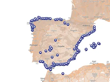 Playas con bandera azul en España 2024 Playas con bandera azul en España 2024