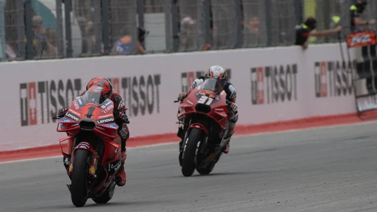 Pecco Bagnaia y Pedro Acosta Pecco Bagnaia y Pedro Acosta
