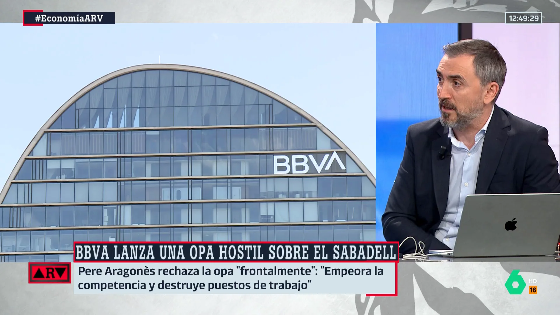 ARV- Escolar señala que la banca no es un negocio más: "Cuando van mal las cosas, tenemos que pagarlo entre todos"