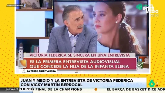 Juan y Medio, indignado al ver a Victoria Federica y Vicky Martín Berrocal con los pies en el sofá Juan y Medio, indignado al ver a Victoria Federica y Vicky Martín Berrocal con los pies en el sofá
