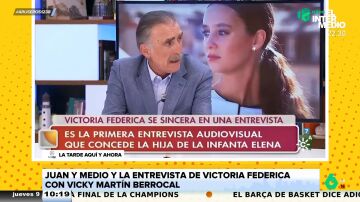 Juan y Medio, indignado al ver a Victoria Federica y Vicky Martín Berrocal con los pies en el sofá