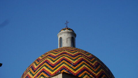Cúpula de la Iglesia de San Paolo, en Olbia