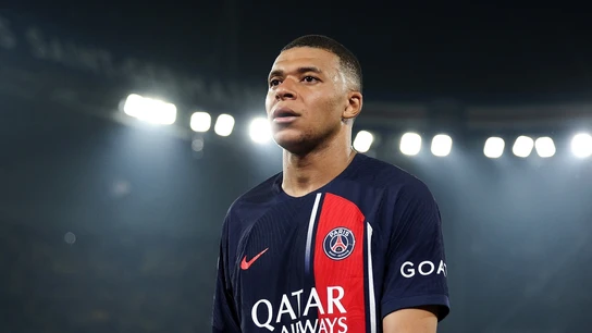 Kylian Mbappé, con el PSG Kylian Mbappé, con el PSG