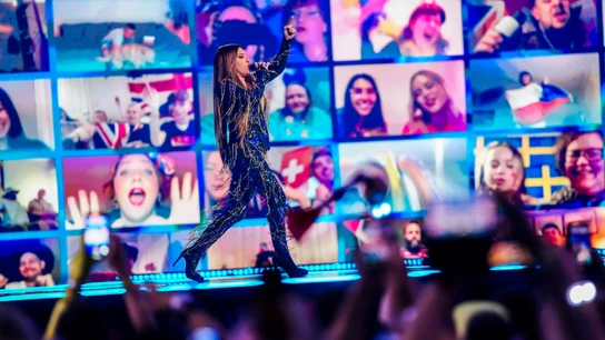 La actuación de la representante de Grecia durante la segunda semifinal de Eurovisión 2024 La actuación de la representante de Grecia durante la segunda semifinal de Eurovisión 2024