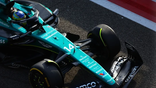 Fernando Alonso, en el Aston Martin de 2024 Fernando Alonso, en el Aston Martin de 2024