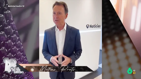 Matías Prats dedica un mensaje con chiste a Wyoming Matías Prats dedica un mensaje con chiste a Wyoming