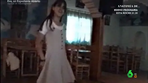 Imagen de la joven asesinada Eva Blanco en un vídeo familiar